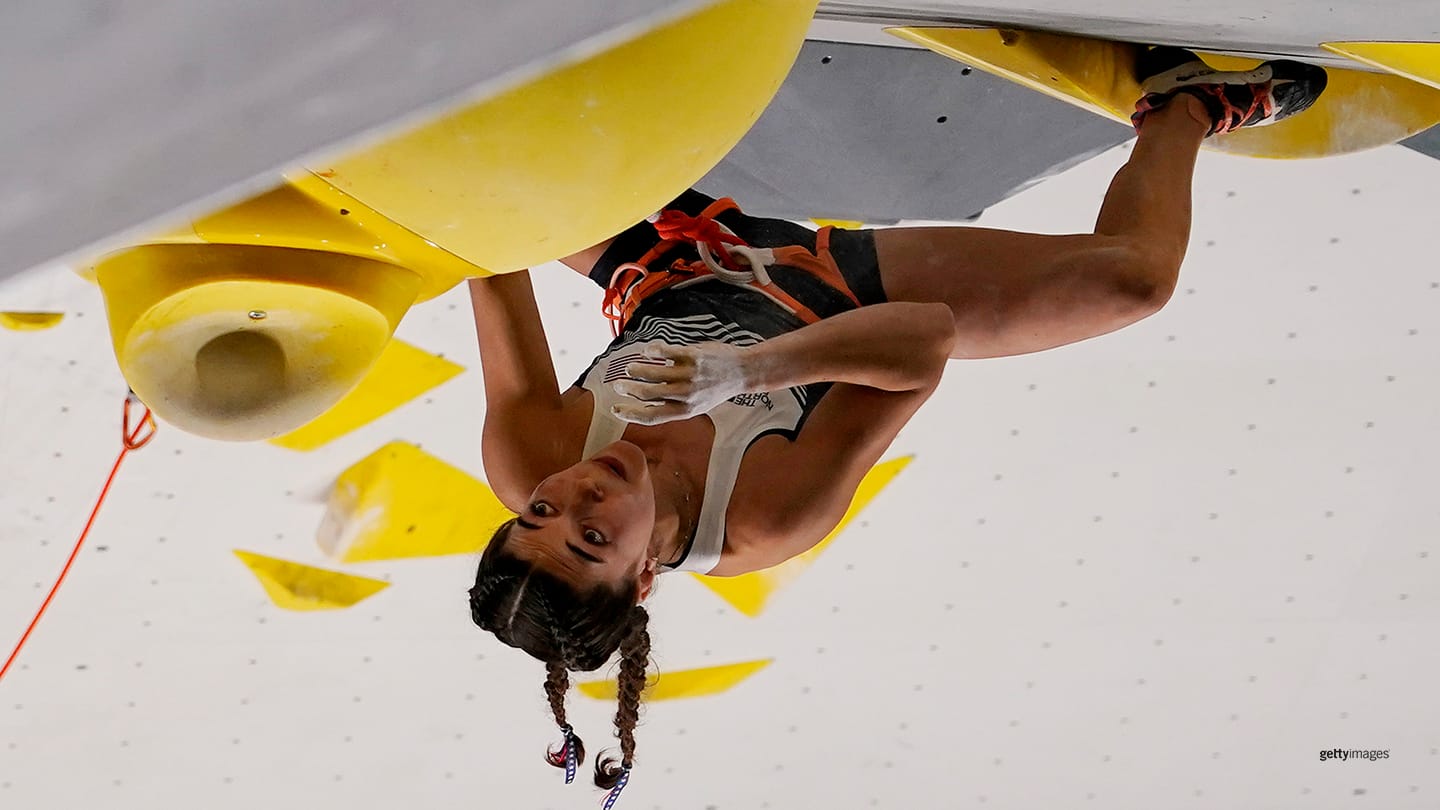 Team USA Brooke Raboutou Earns Third Lead Climbing World Cup Podium